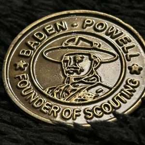 BP Baden Powell Metal Woggle