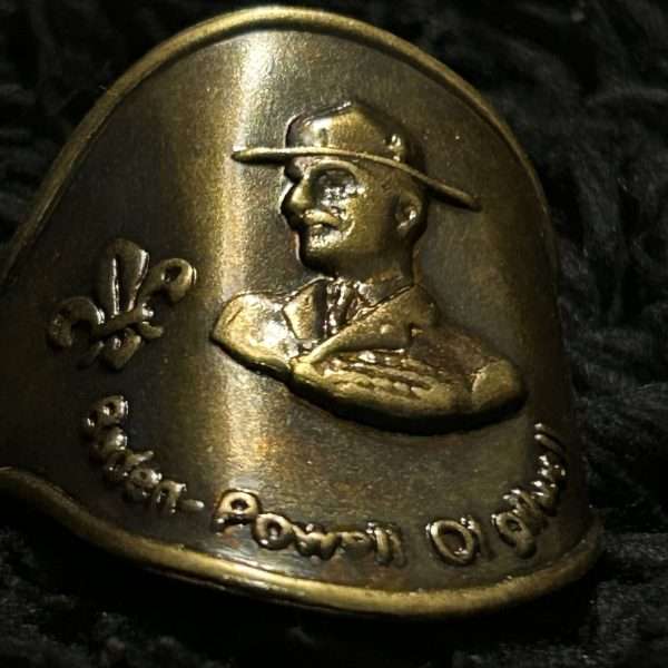 BP Baden Powell of Gilwell Metal Woggle