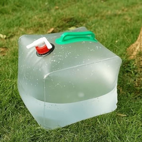Outdoor Folding Water Bag Collapsible Storage Bucket with Tap 20L - Image 6