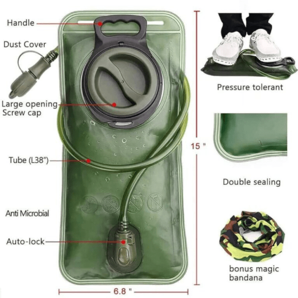 Hydration Bladder 3L Leak Proof Water Reservoir - Image 2