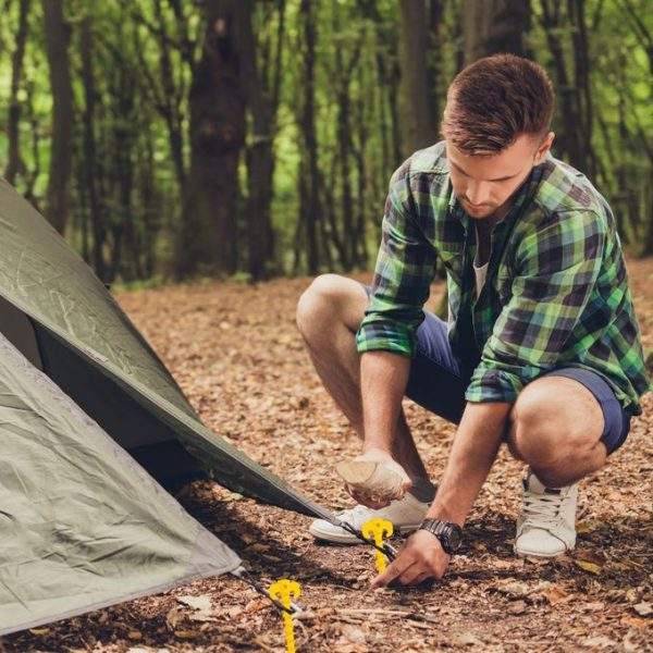 6 Heavy-Duty Plastic Camping Tent Spiral Pegs (Pack of 6) - Image 5