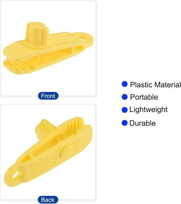 6 Pack Tent Screw Clips, Strong Lock Grip - Image 6