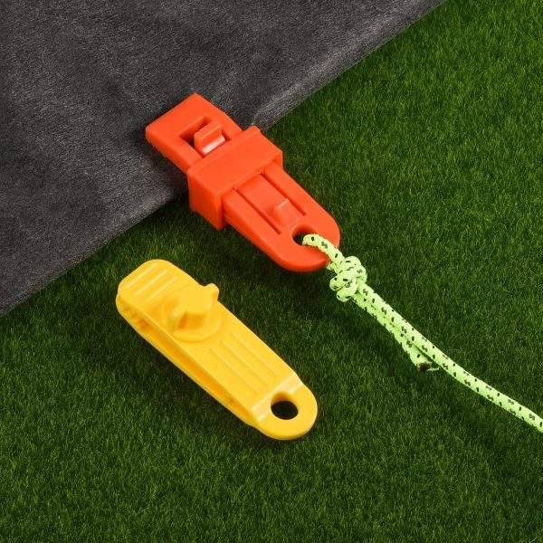 6 Pack Tent Screw Clips, Strong Lock Grip - Image 4
