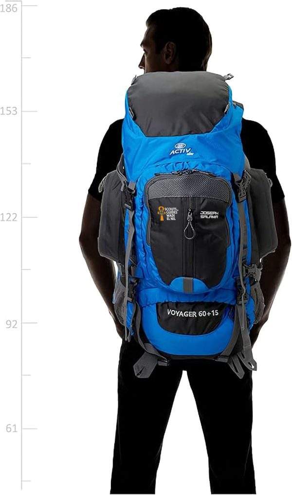 SGWEN - Activ Back Bag Sac a Dos New Voyager 60 + 15 L - Image 9
