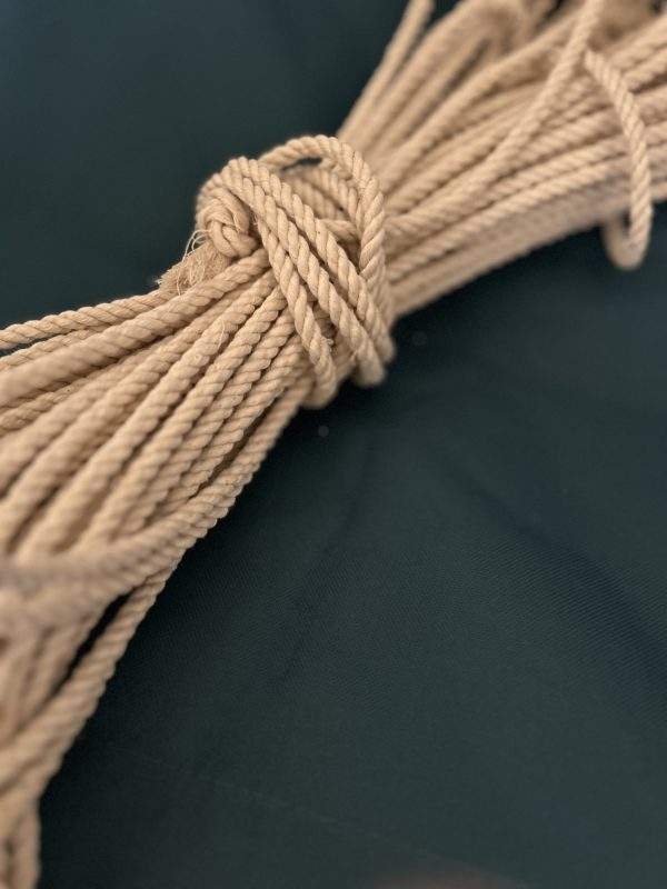 Rope Soft Hemp Cord 6 mm Dual Braided Rope 15 meters - Image 2