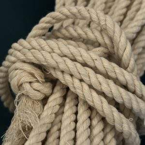 Rope Soft Hemp Cord 6 mm Dual Braided Rope 15 meters