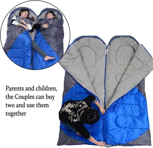 Sleeping Bag Three Season Waterproof with Portable Bag - Image 4