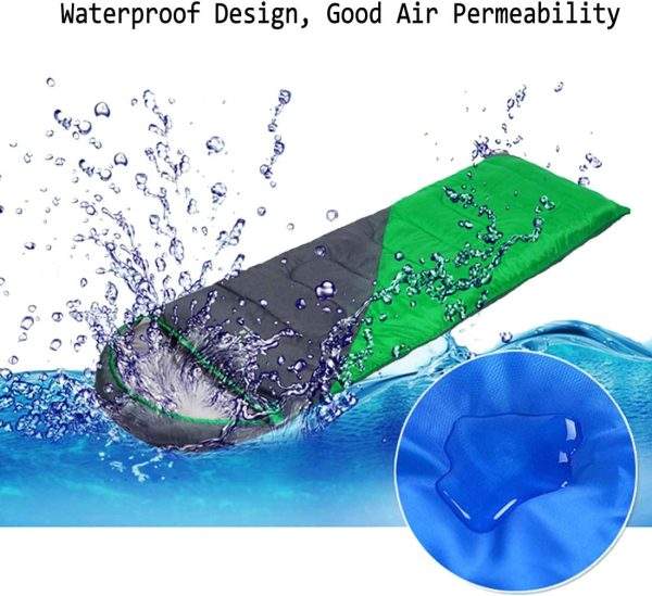 Sleeping Bag Three Season Waterproof with Portable Bag - Image 7