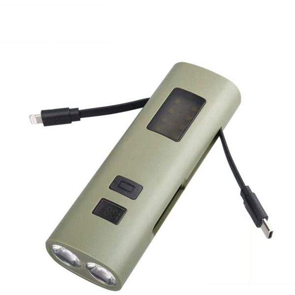 3-in-1 LED Flashlight Power Bank USB Charging - Image 7