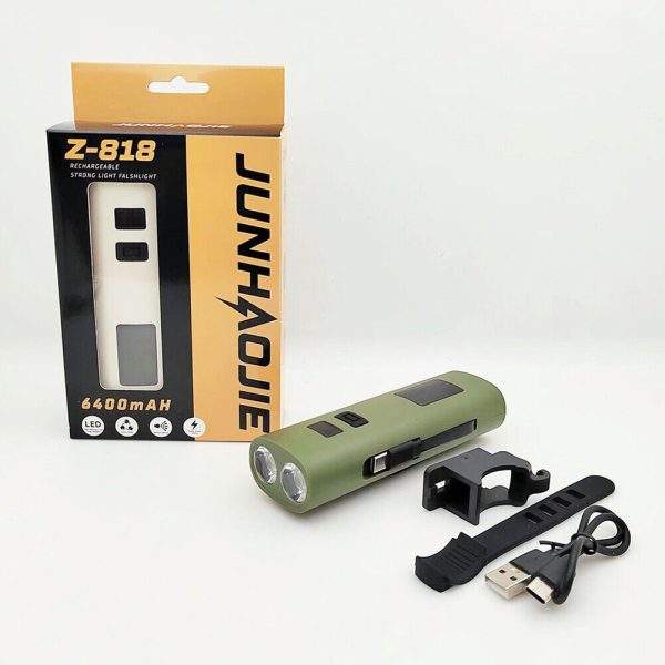 3-in-1 LED Flashlight Power Bank USB Charging - Image 10